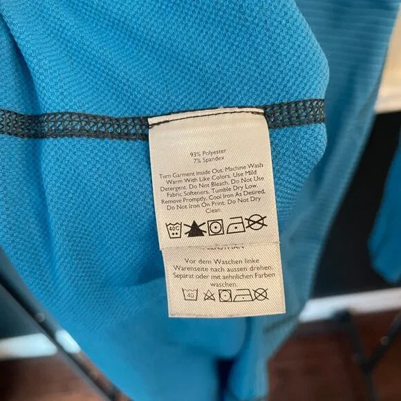 Women's Eddie Bauer First Ascent FreeHeat Pro Long Sleeve Qtr Zip, Size XS, Blue - Picture 4 of 10